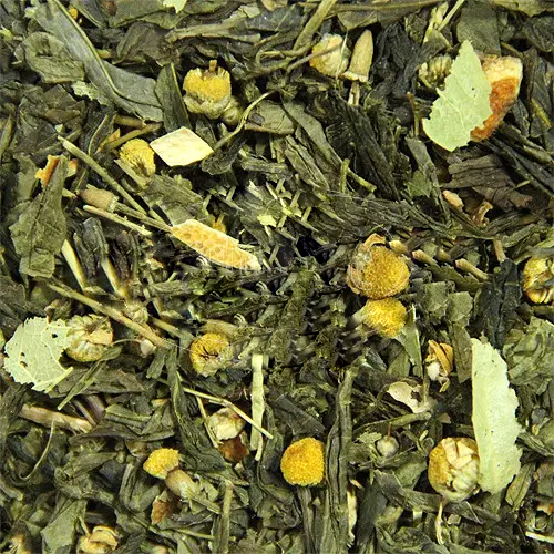 Зелений ароматизований розсипний чай Банний збір (З легким паром) 250 г