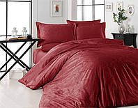 Постельное белье First Choice Jacquard Satin 200 х 220 см Trudy Red