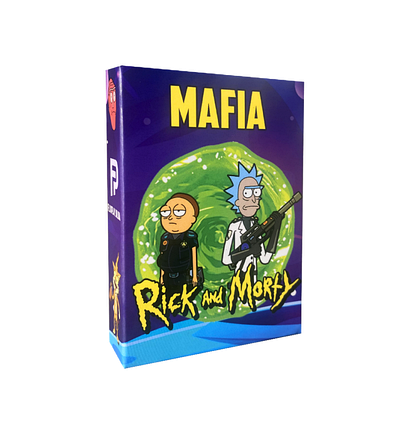 Настільна гра Mafia Rick and Morty (Мафія Рік і Морті), фото 1