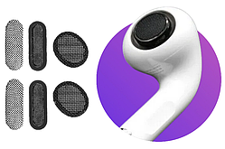 Сітка захисна AirPods Pro / Pro 2 пилозахисний фільтр навушників набір 6 елементів