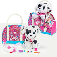 Игровой набор Barbie Hug & Kiss Dalmatian Vet Pet щенок Барби набор доктор