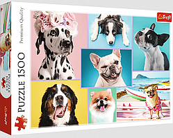 Пазл Милі собачки 1500 елементів Trefl