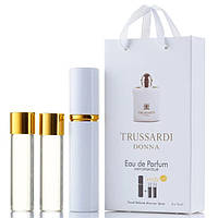 Женский мини парфюм Trussardi Donna, набор 3х15 мл