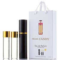 Женский мини парфюм Prada Candy, набор 3х15 мл