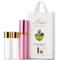 Женский мини парфюм Nina Ricci Nina Plain, набор 3х15 мл