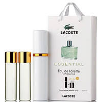 Мужской мини парфюм Lacoste Essential, набор 3х15 мл