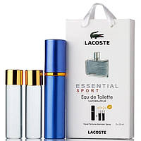 Мужской мини парфюм Lacoste Essential Sport, набор 3х15 мл