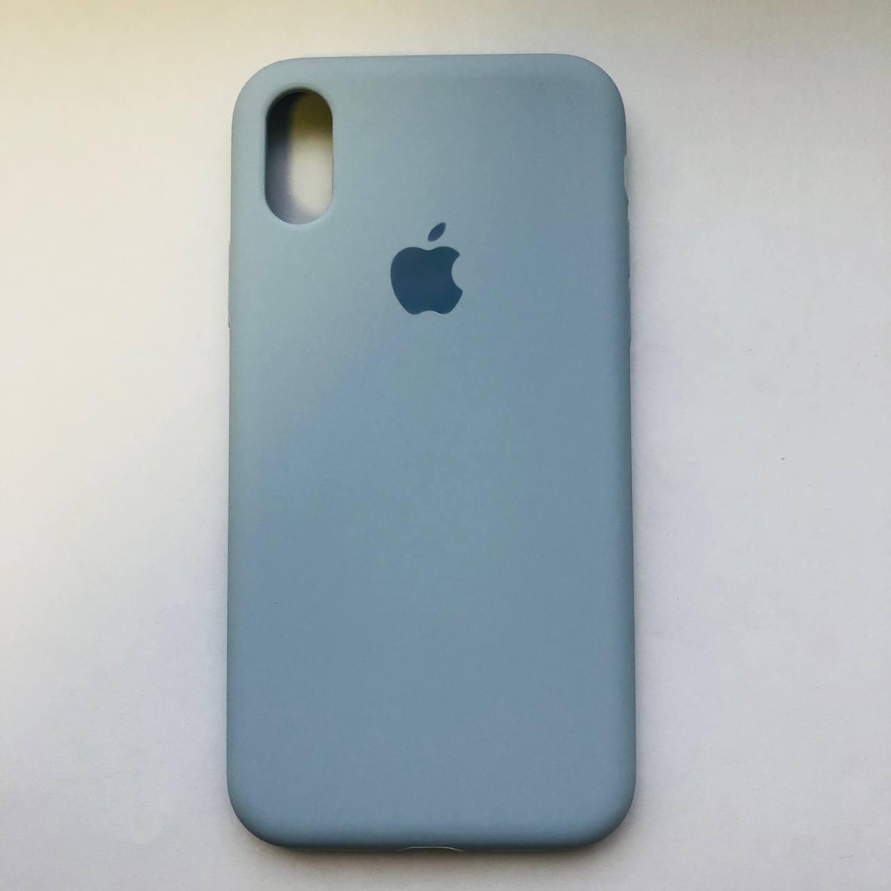 Чохол-накладка Silicone Case для Apple iPhone X iPhone XS Lilac