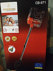 Ручний контейнерний пилосос із турбощіткою та НЕРА - фільтром Crownberg CB-671 на 2500 Вт для сухого прибирання.