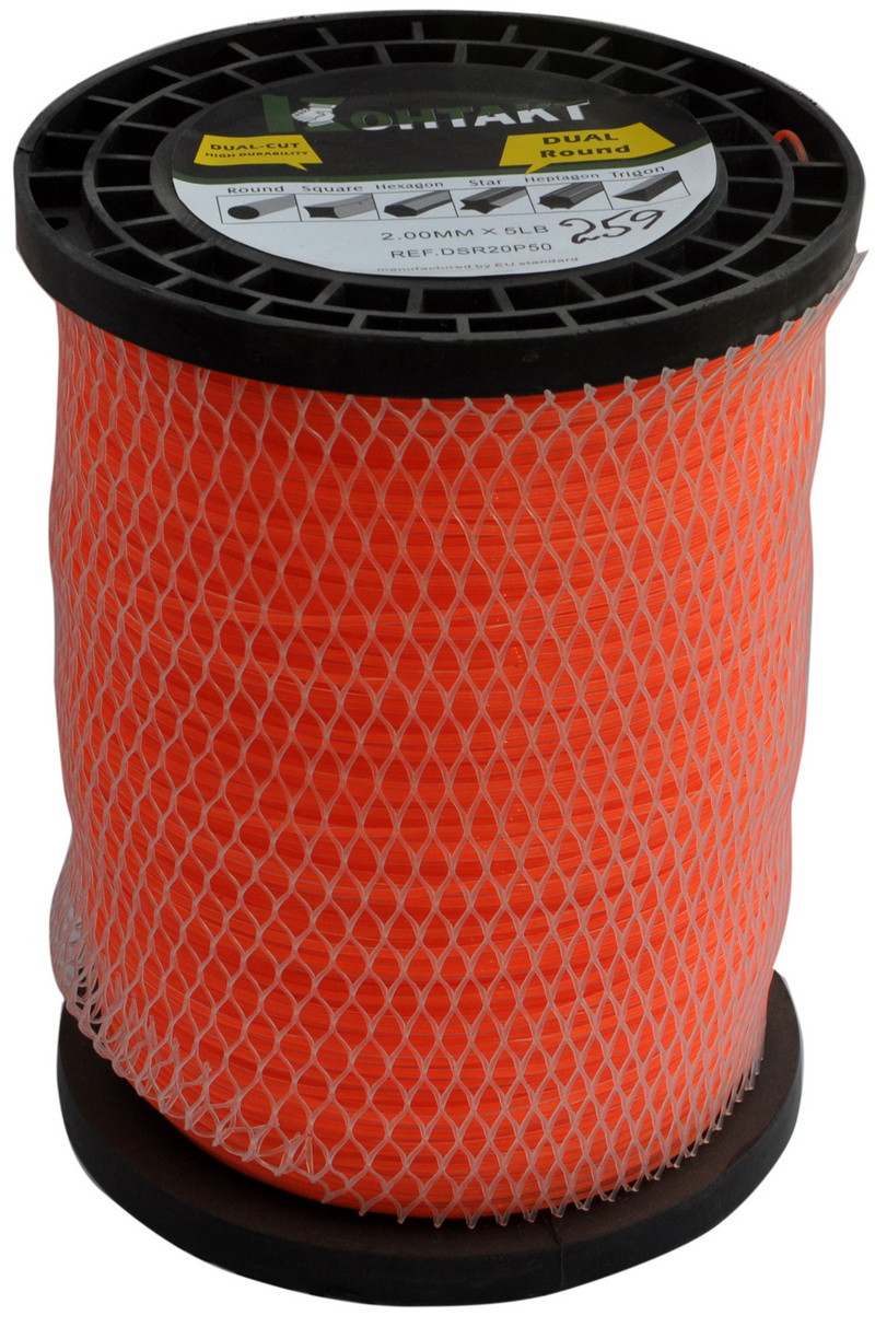 Ліска косильна круг d2 мм 5 LB (630 м) з кордом