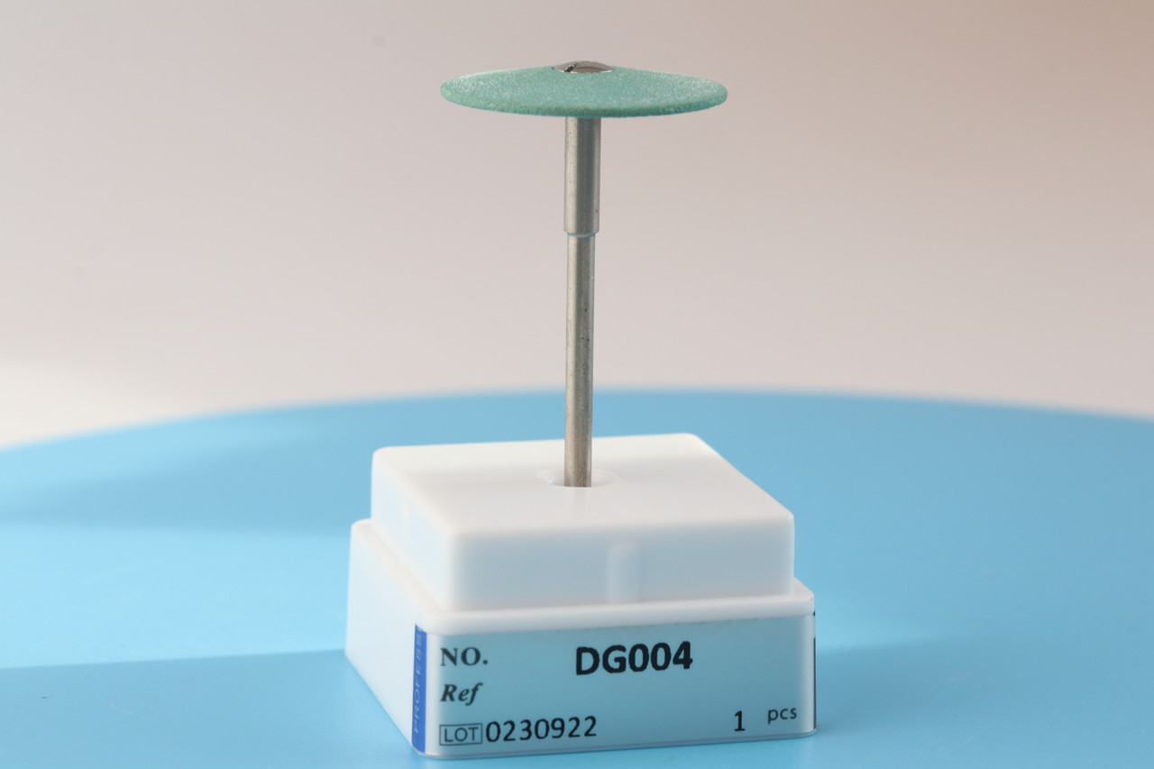 Green coarse(Зелений грубий діамантовий диск DG004) Корекція кераміки,циркону, (1шт)