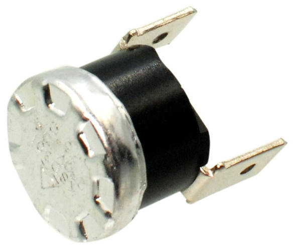 Термореле KSD 301 (75*C 10A, 250V) ножки вниз для утюгов и ...