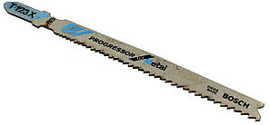 Пилка лобзика Bosch T123X (1шт) по металу 2 608 638 474/2 608 638 700