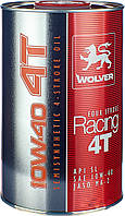 Масло для 4-х тактних двигунів WOLVER FOUR STROKE RACING 4T SAE 10W-40 API SL, JASO MA-2 каністра