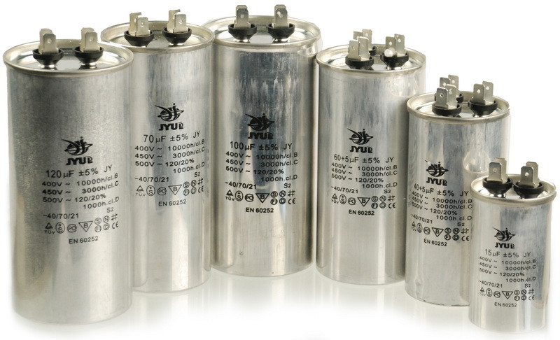 Конденсатор JYUL CBB-65 25+5мкф - 450 VAC алюміній(50*75 mm)