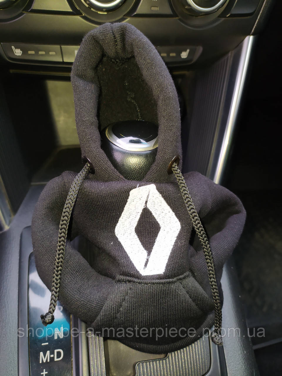 Чохол кофта Худі аксесуар на КПП  Car Hoodie рено Renault чорний подарунок автомобілісту 10070