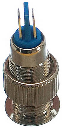 Індикатор антивандальный d11mm різьблення 8mm h21mm 2 контакти, фото 3