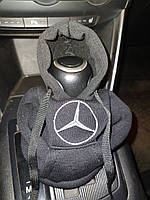 Чехол кофта Худи аксессуар на КПП Car Hoodie мерседес Mercedes черный подарок автомобилисту 10070