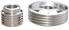 Шківи рубанка Makita n1900b (d1 10*20 h1 16/ d2 10*37 h2 15, 4 ручейка) аналог 222125-2+222126-0