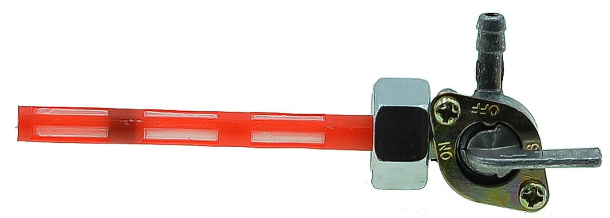Кран паливний бензогенератор (гайка d14, штуцер 90*) "HY".