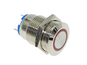 Індикатор антивандальный d18mm різьблення 16mm h23,5mm 2 контакти, фото 1