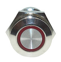 Індикатор антивандальный d18mm різьблення 16mm h23,5mm 2 контакти, фото 5