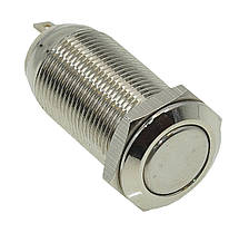 Кнопка антивандальная d14mm різьблення 12mm h25mm 2 положення 2 контакти, фото 5