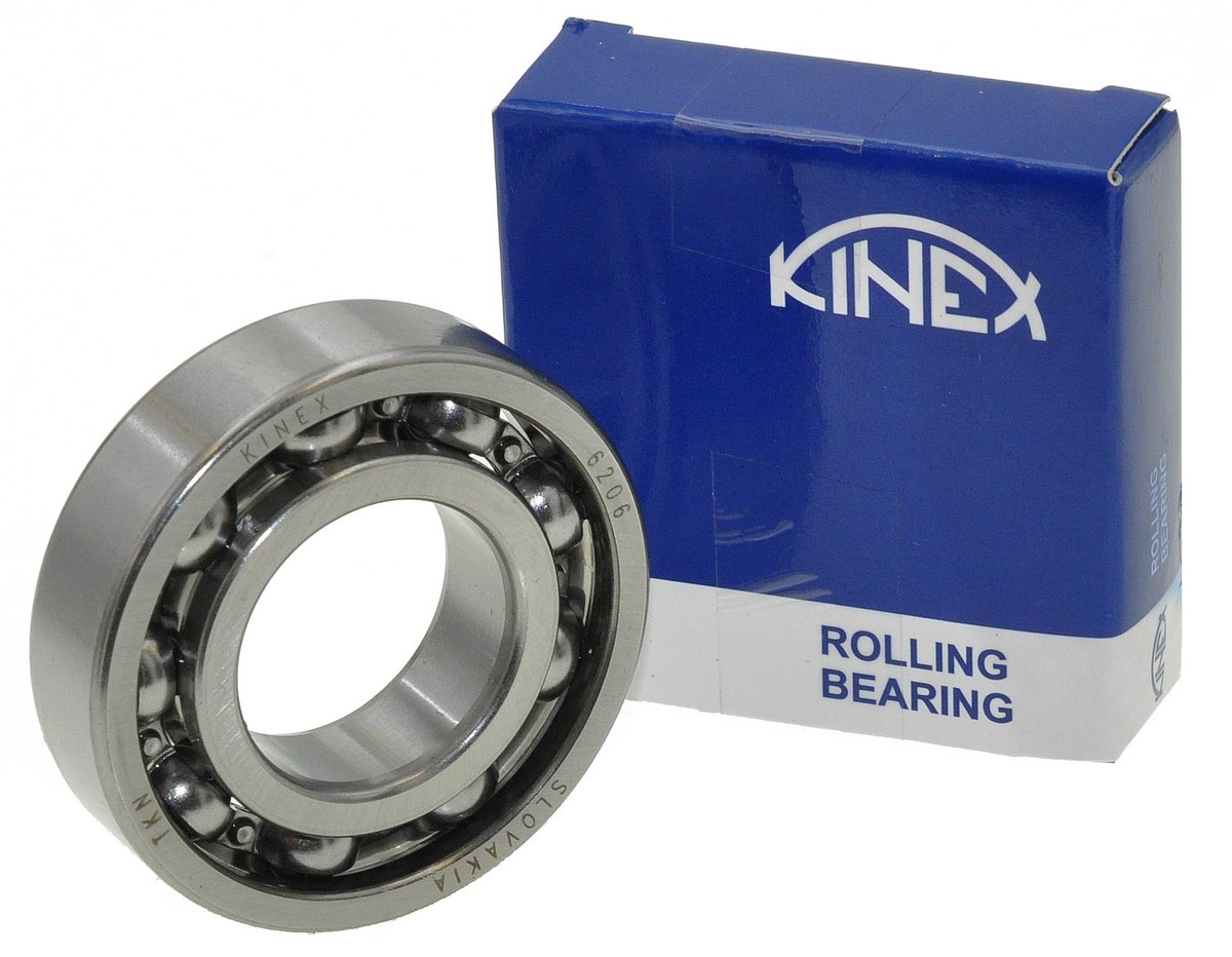 Підшипник KINEX 6206 TKN (30*62*16) Словаччина відкритий