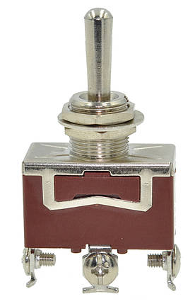 Тумблер KN (3) C-123 ON-OFF-ON (3 pin) 15A 250VAC Daier, фото 3