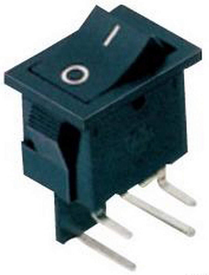 Тумблер 2 положення 4 контакти кутових 15*21 mm 6A