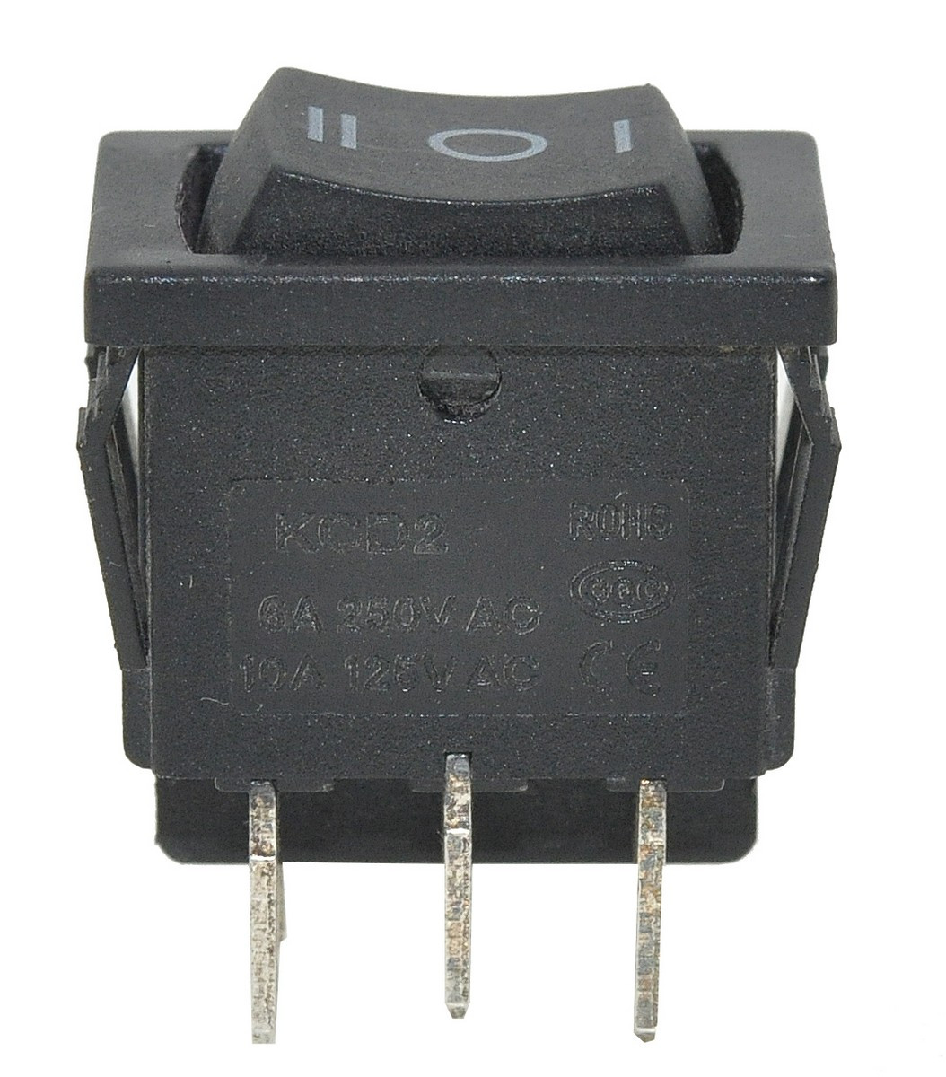Тумблер 3 положення 6 контактів пружина 15*21 mm 6A