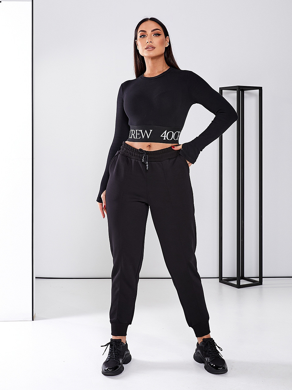 Штани на флісі з менжетами, фото 1