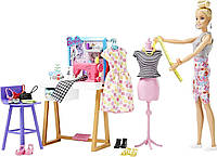 Большой набор Кукла Барби модельер Barbie Fashion Designer Doll HDY90