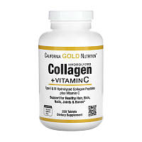 California Gold Nutrition Collagen Hydrolyzed + Vitamin C (250 tab)