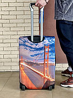 Чохол для валізи із принтом міст Золоті Ворота США