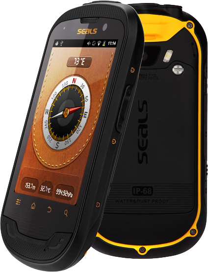 Seals TS3, IP-68, MIL-STD-810G, 5 Mpx, 3G, GPS, Android, компас, SOS. Цельнометаллический корпус! - фото 10 - id-p360884986