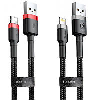 Дата кабель Baseus Cafule Lightning Cable 2.4A (1m) (CALKLF-B) TRE