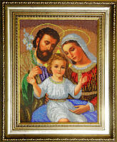 Вишивка ікони бісером Святе сімейство 25.40 X 33.88  (Солес)