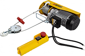 Електричний тельфер DENZEL TF-800 : 800 кг, 1300 Вт, висота підйому 12 м EHA