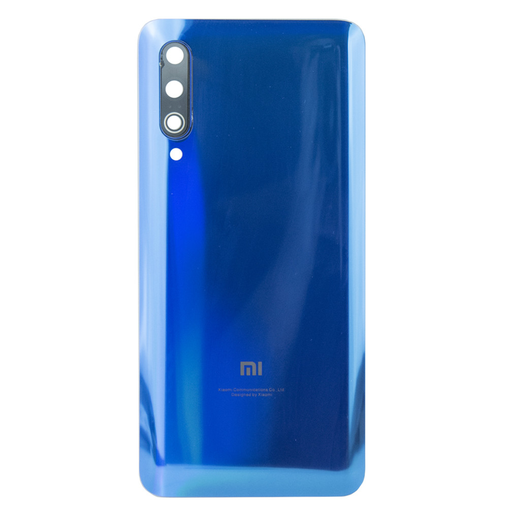 Задня частина корпусу Xiaomi Mi 9 Aurora Blue (з склом камери)