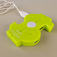 Хаб USB Долар розгалужувач (зелений), фото 5