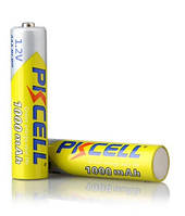 Акумулятор PKCELL 1.2V AAA 1000mAh NiMH Rechargeable Battery, 2 штуки у блістері ціна за блістер, Q12/144 l