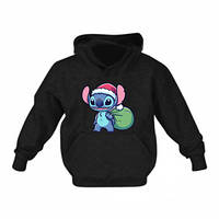 Детская худи Stitch Santa with presents