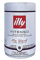 Кофе illy Intenso 100% Arabica зерно 250 г в металлической банке (53634)