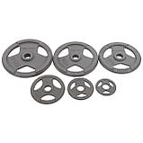 Диски (диски) сталеві з потрійним хватом d-52 мм Zelart TA-7791-2_5 (1 шт. х 2.5 кг), фото 6