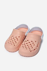 Крокси дитячі для дівчинки персикового кольору 166714P