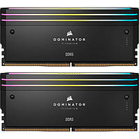 Модуль памяти для компьютера DDR5 32GB (2x16GB) 6000 MHz Dominator Titanium RGB Corsair (CMP32GX5M2B6000C30)