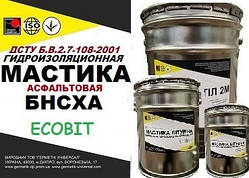 Мастика БНСХА Ecobit відро 3,0 кг холодна асфальтова для підземних споруд ТУ 401-07-555-72