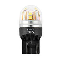 Светодиодная лампа Brevia S-Power W21/5W 330Lm 15x2835SMD 12/24V CANbus, 2шт.