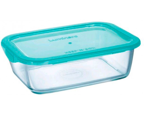 Контейнер скляний Luminarc Keep`n Box Lagoon 820 мл., прямокутна з кришкою, фото 1
